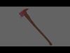 PBR Fire Axe V1d Low-poly 3D model_1