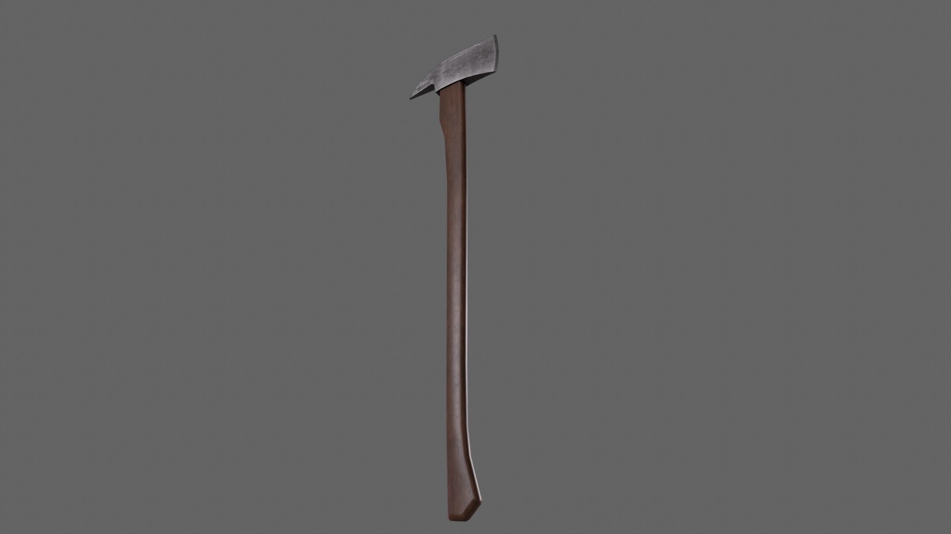 PBR Fire Axe V2d Low-poly 3D model_6