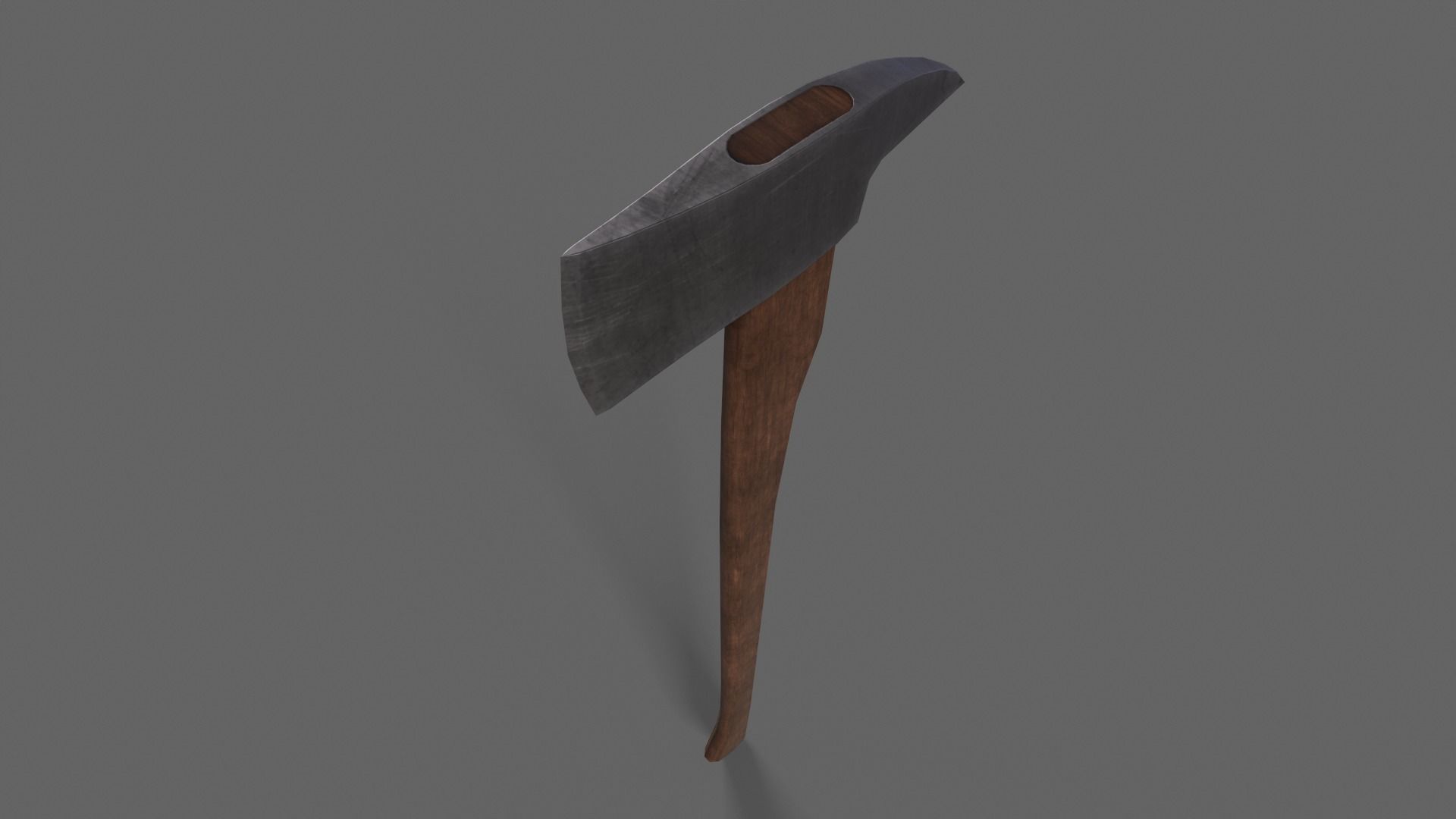 PBR Fire Axe V2d Low-poly 3D model_4