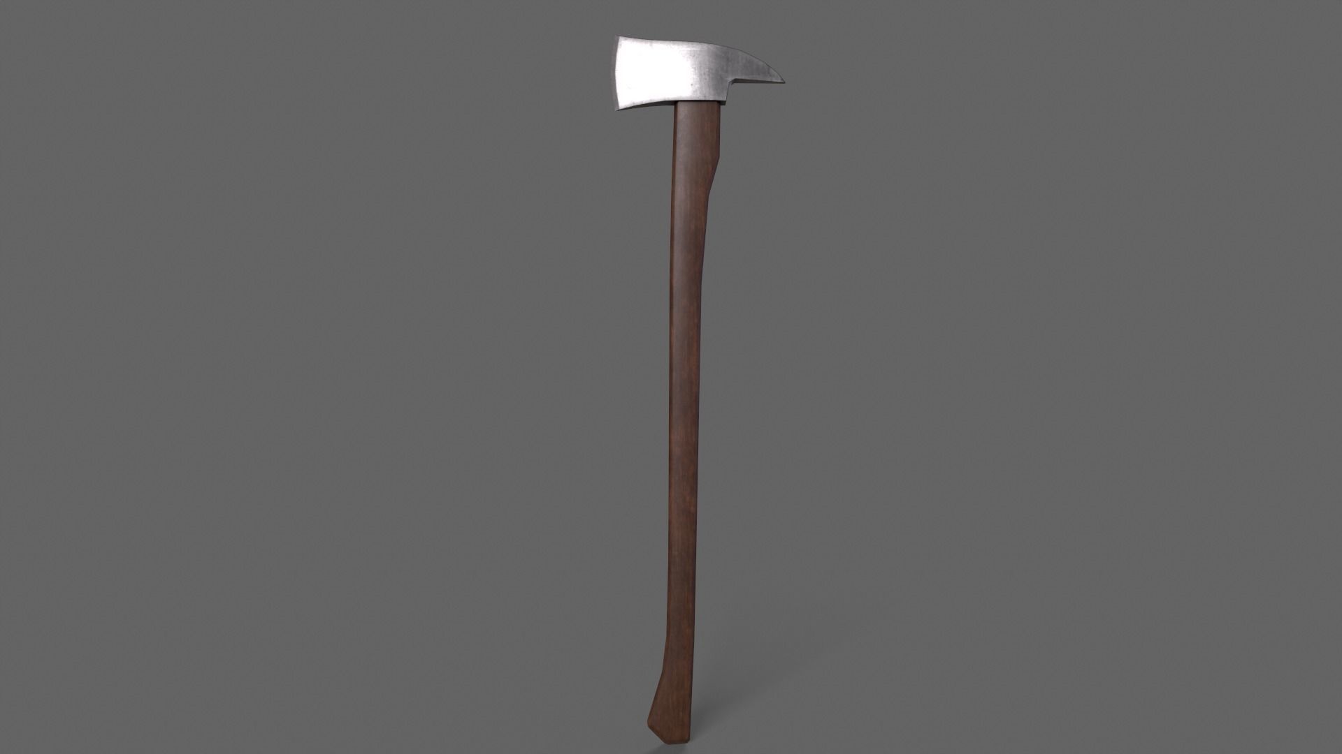 PBR Fire Axe V2d Low-poly 3D model_2