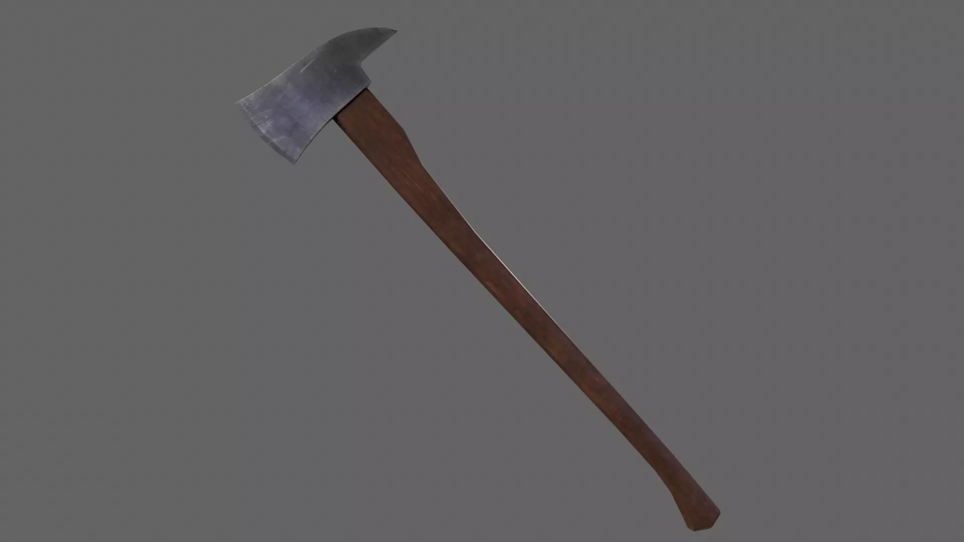PBR Fire Axe V2d Low-poly 3D model_0