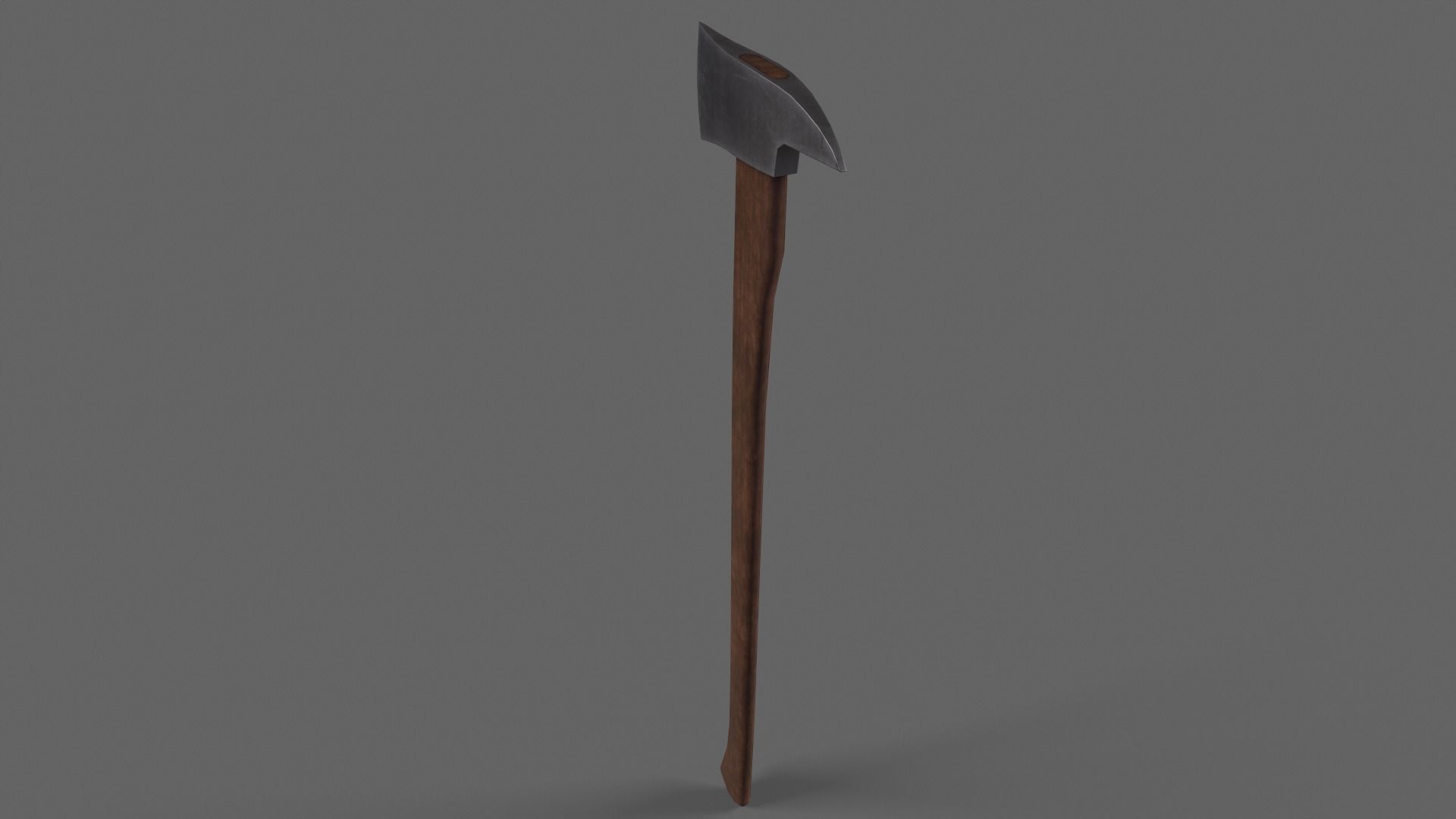 PBR Fire Axe V2d Low-poly 3D model_8