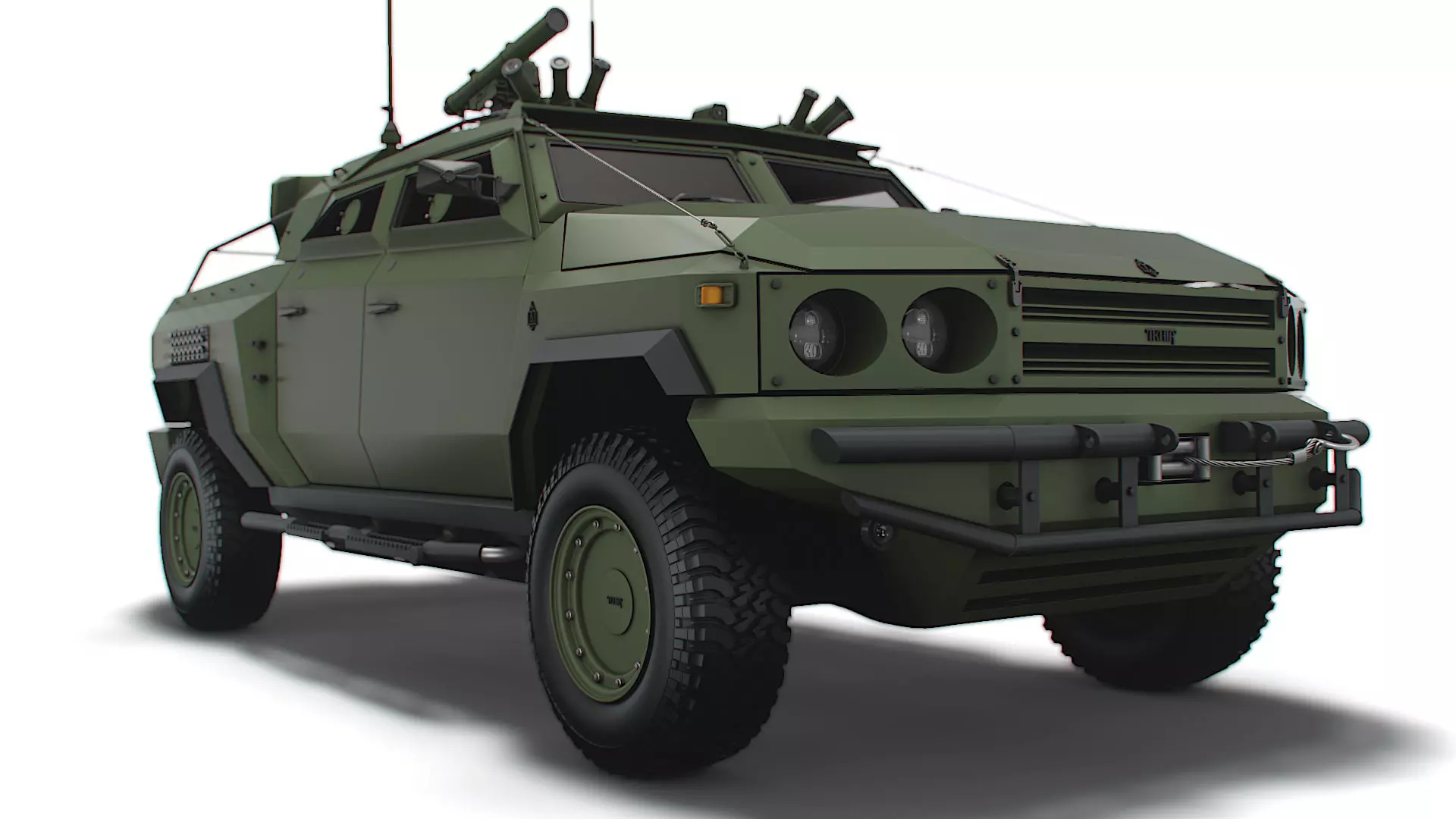 Generic MRAP Tkhir ATGM 2022 3D model