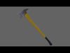 PBR Fire Axe V2e Low-poly 3D model_1