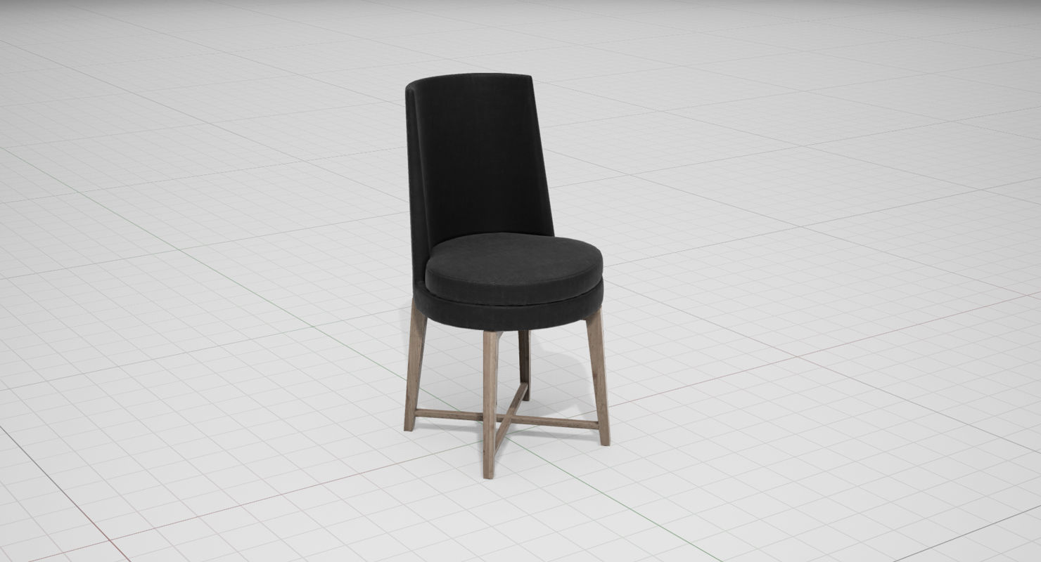 Flexform Feelgood Chair 002 UE4 Low-poly 3D model_8