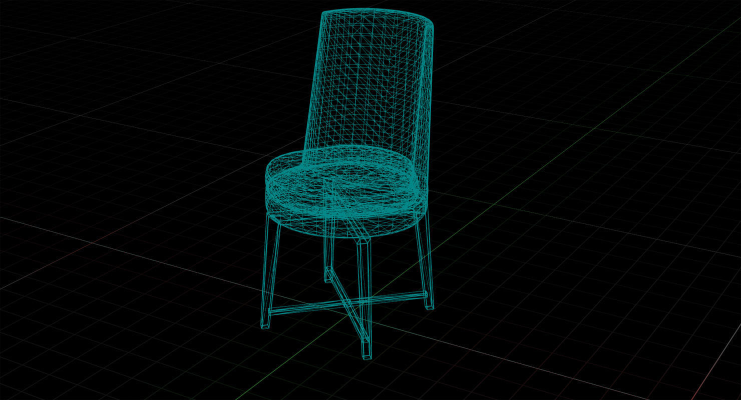 Flexform Feelgood Chair 002 UE4 Low-poly 3D model_6