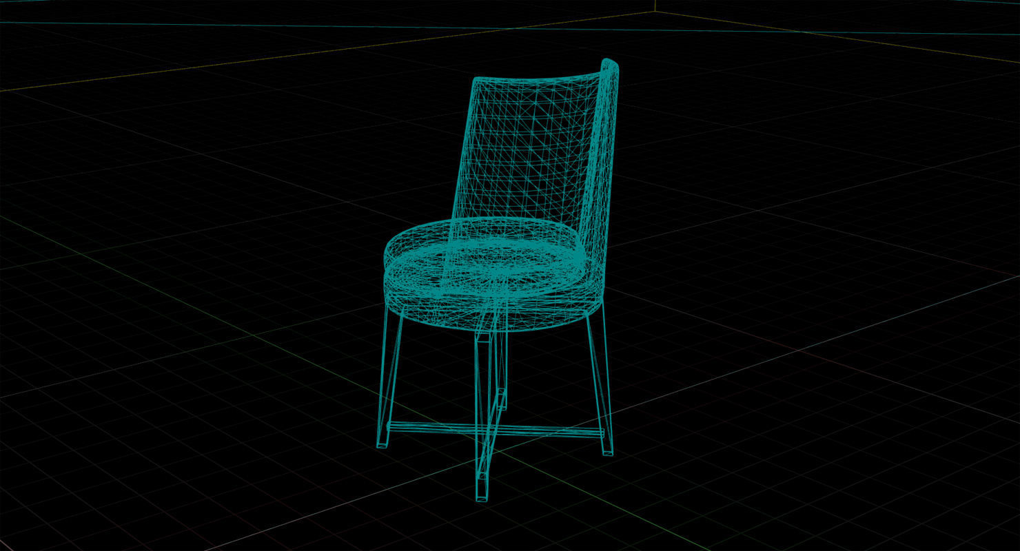 Flexform Feelgood Chair 002 UE4 Low-poly 3D model_10