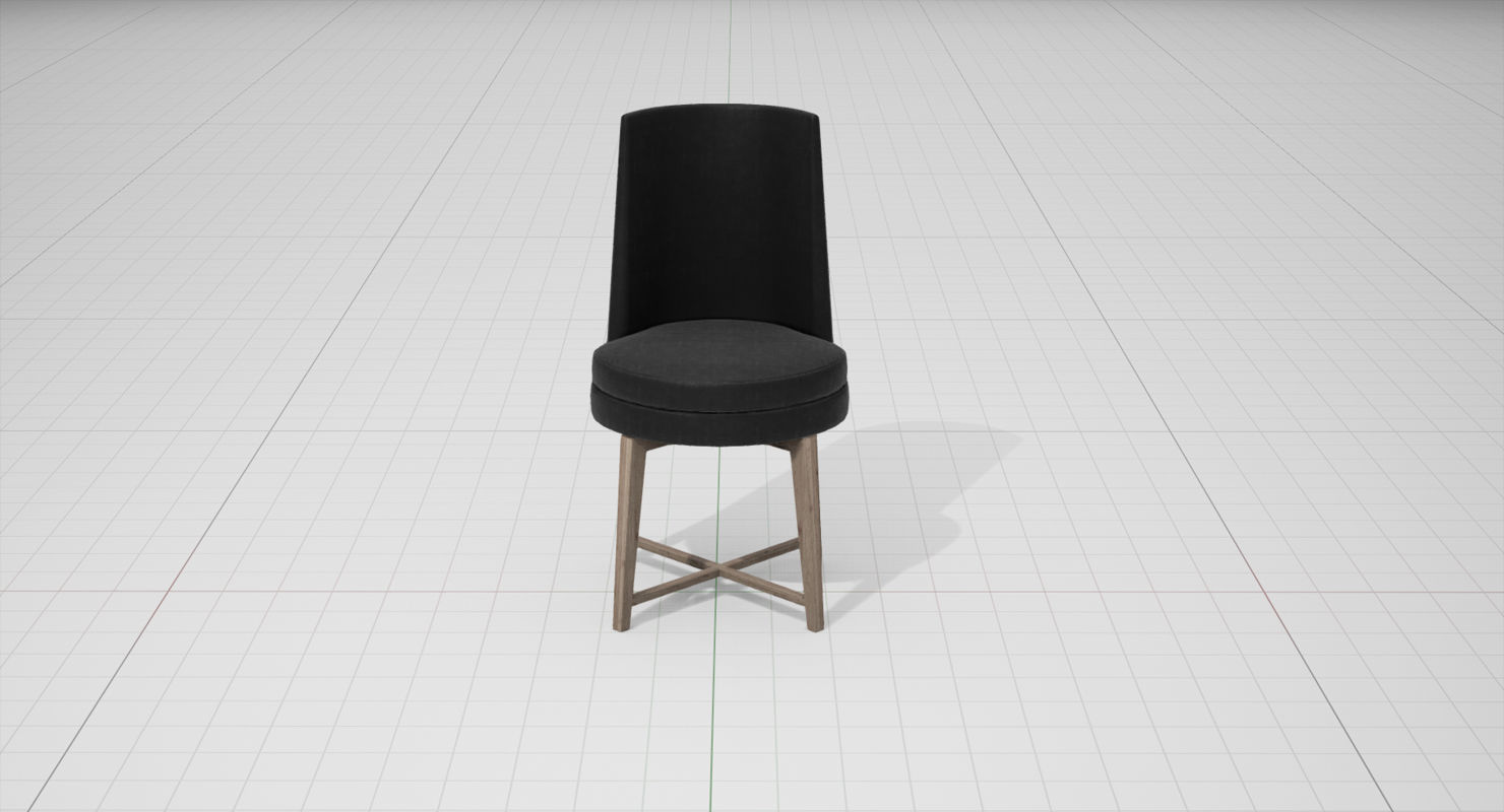 Flexform Feelgood Chair 002 UE4 Low-poly 3D model_7