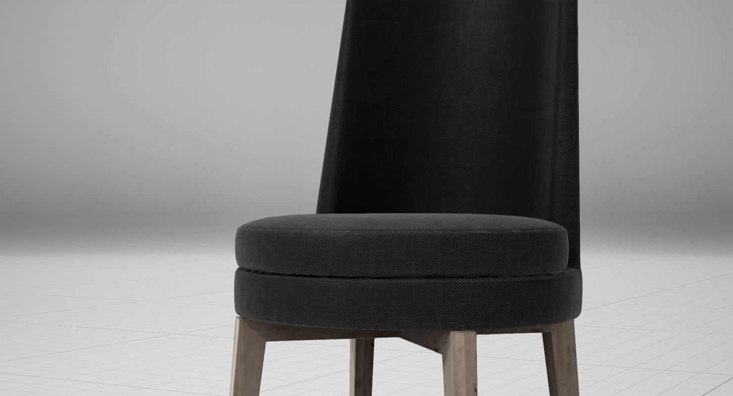 Flexform Feelgood Chair 002 UE4 Low-poly 3D model_2