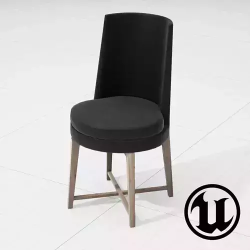 Flexform Feelgood Chair 002 UE4 Low-poly 3D model