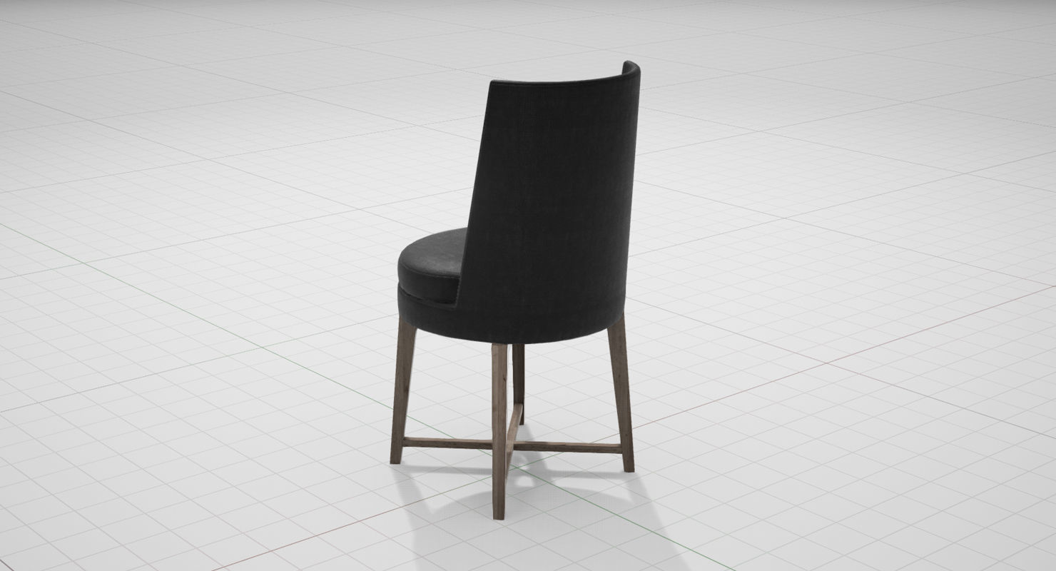 Flexform Feelgood Chair 002 UE4 Low-poly 3D model_9