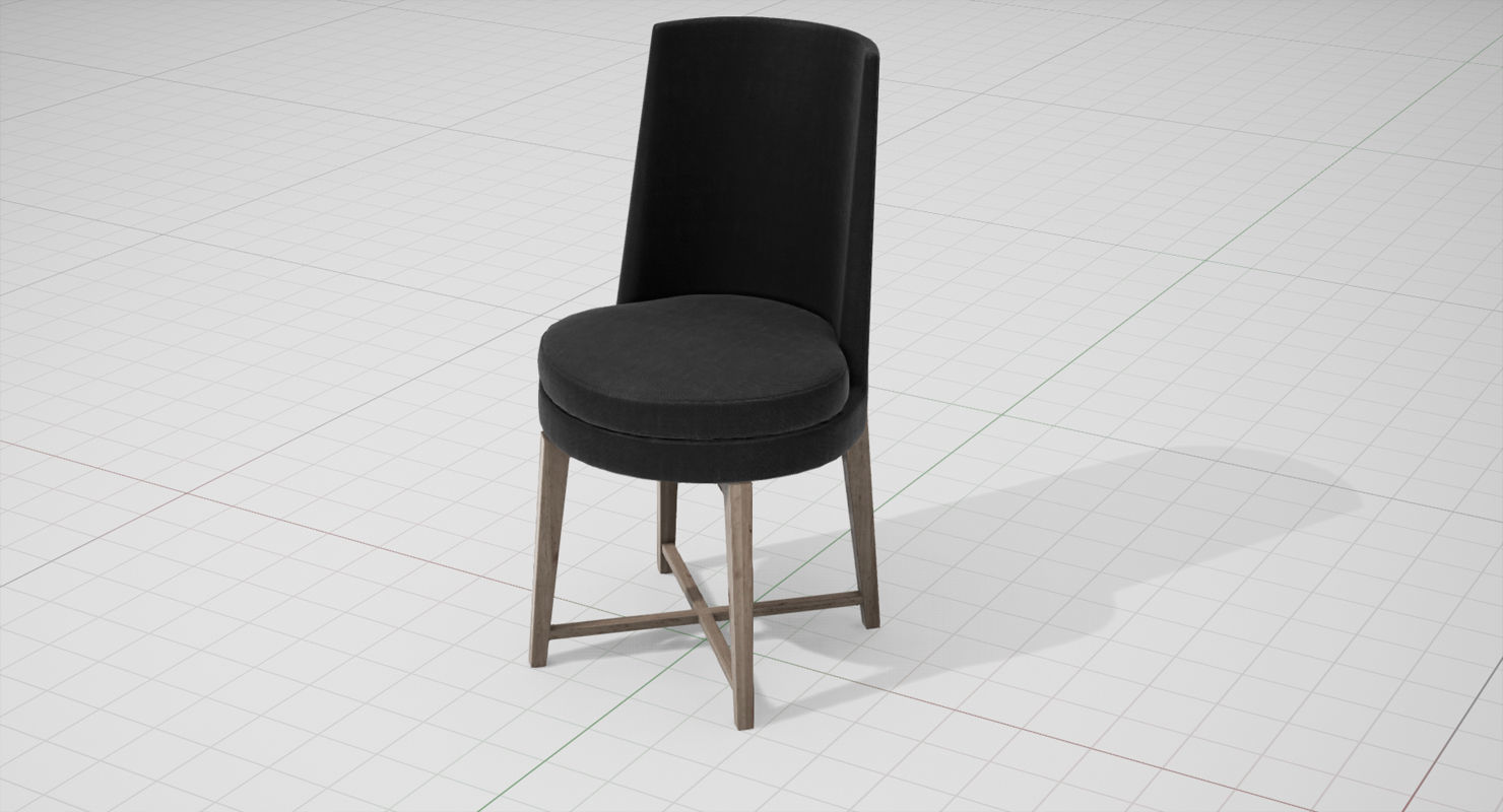 Flexform Feelgood Chair 002 UE4 Low-poly 3D model_5