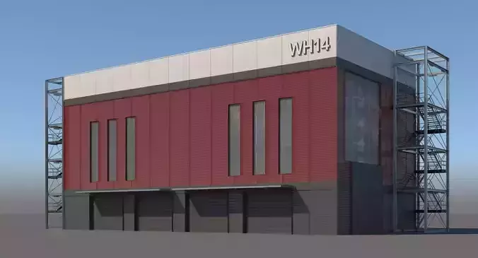 Industrial Warehouse Exterior 17