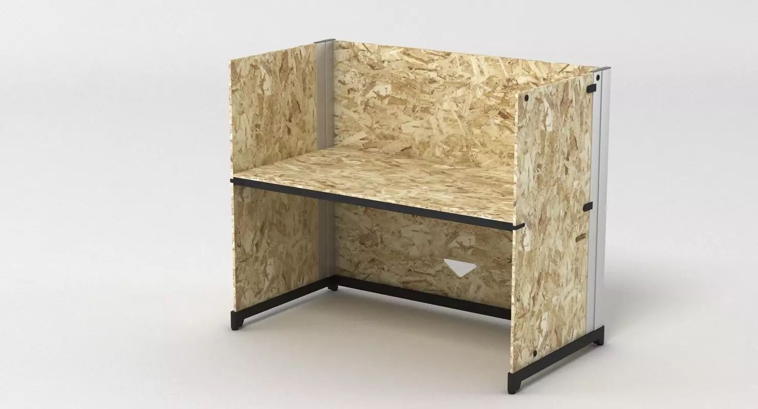 Vitra Hack Low-poly 3D model