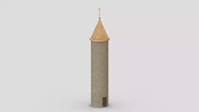 Medieval Castle Module 10 Low Poly PBR Realistic