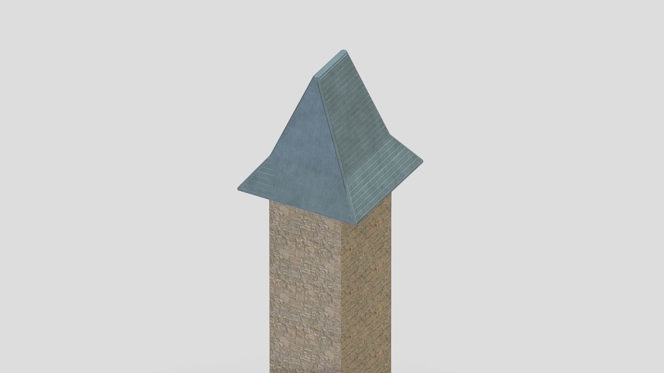 Medieval Castle Module 11 Low Poly PBR Realistic Low-poly 3D model_9