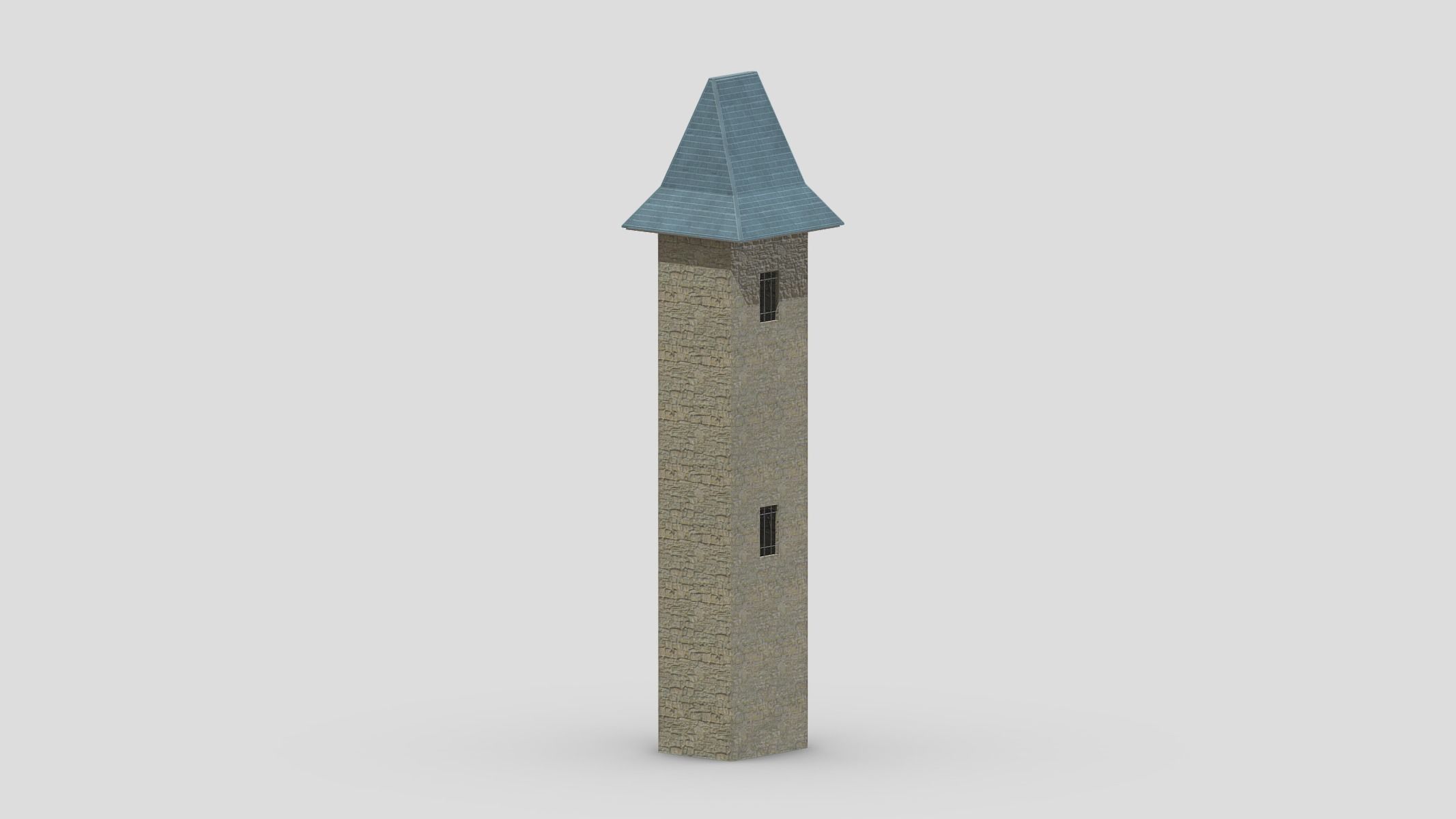 Medieval Castle Module 11 Low Poly PBR Realistic Low-poly 3D model_5