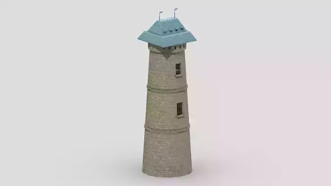 Medieval Castle Module 12 Low Poly PBR Realisti