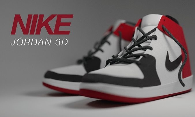 NIKE Jordan 1 Retro High OG Heritage  3D model