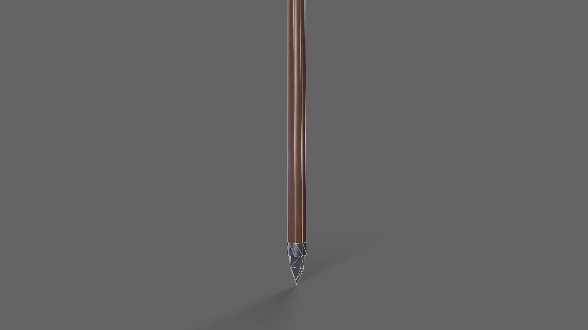 PBR Polearm V1b Low-poly 3D model_5