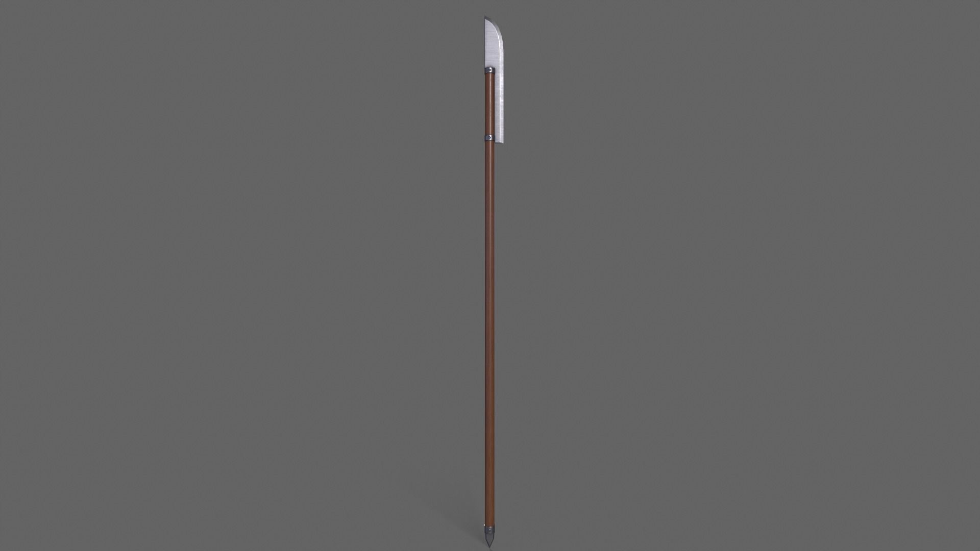 PBR Polearm V1b Low-poly 3D model_2