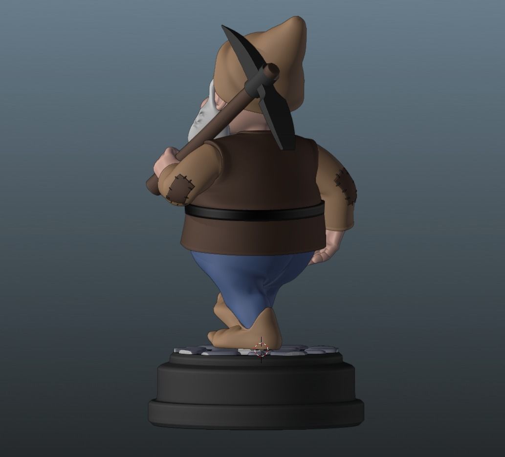 Happy the Dwarf 3D print model_2