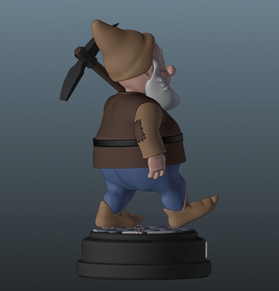 Happy the Dwarf 3D print model_3