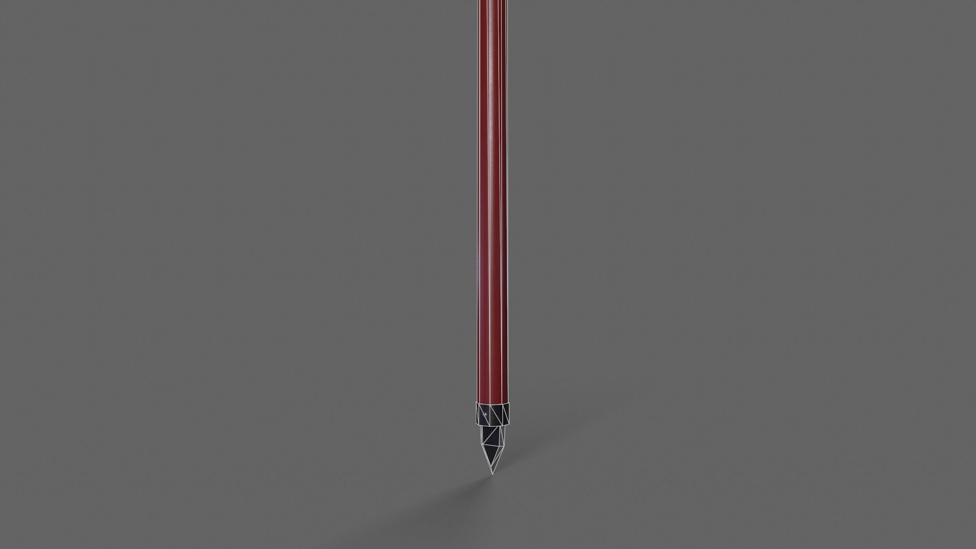 PBR Polearm V2a Low-poly 3D model_5