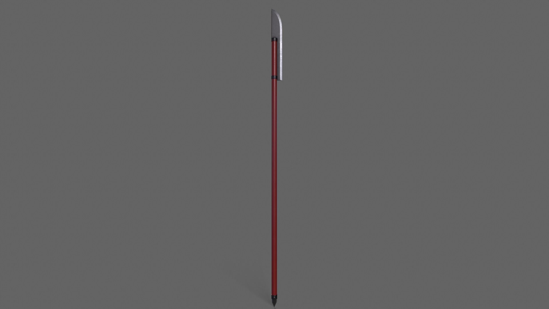 PBR Polearm V2a Low-poly 3D model_2