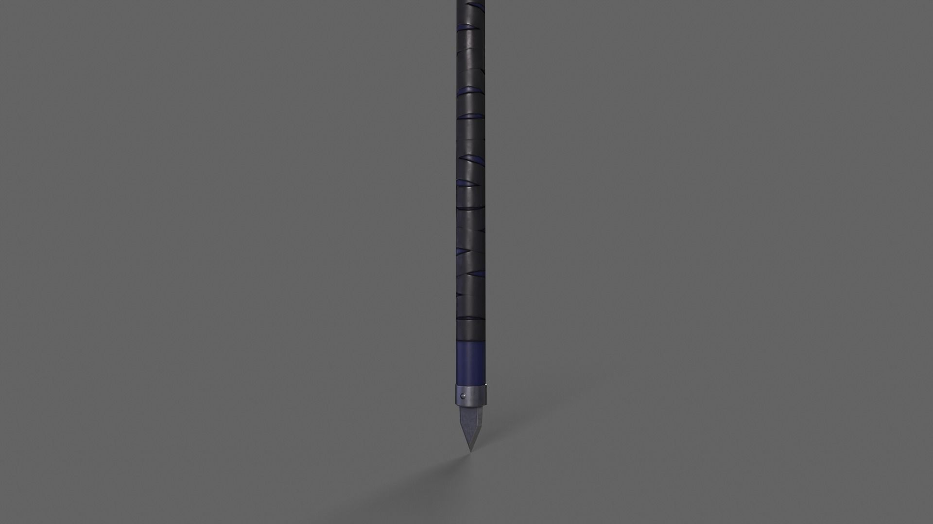 PBR Polearm V3a Low-poly 3D model_4