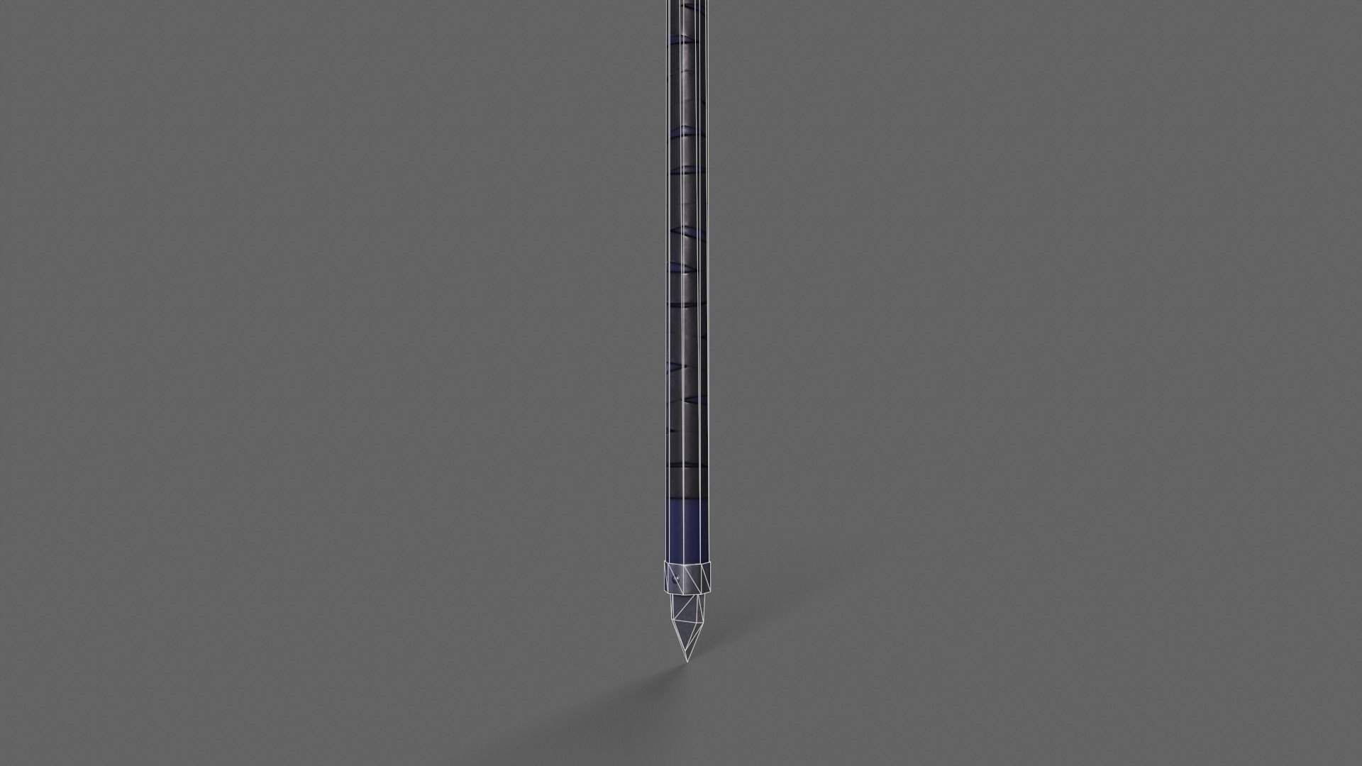 PBR Polearm V3a Low-poly 3D model_5