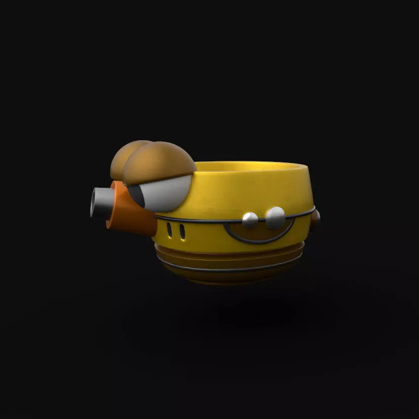 GunBound Asate 3D model_0