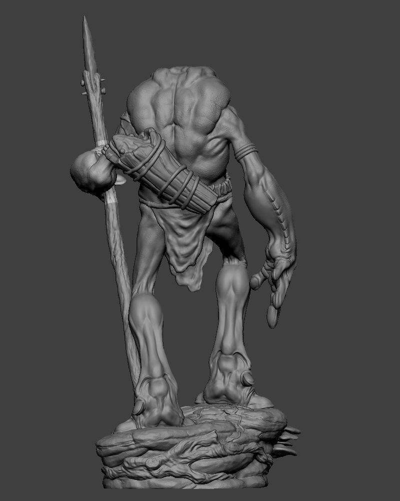 TOAD WARRIOR 3D PRINT 3D print model_4