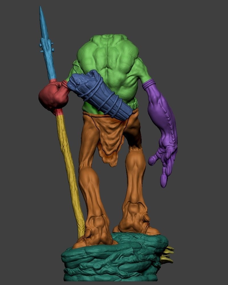 TOAD WARRIOR 3D PRINT 3D print model_14