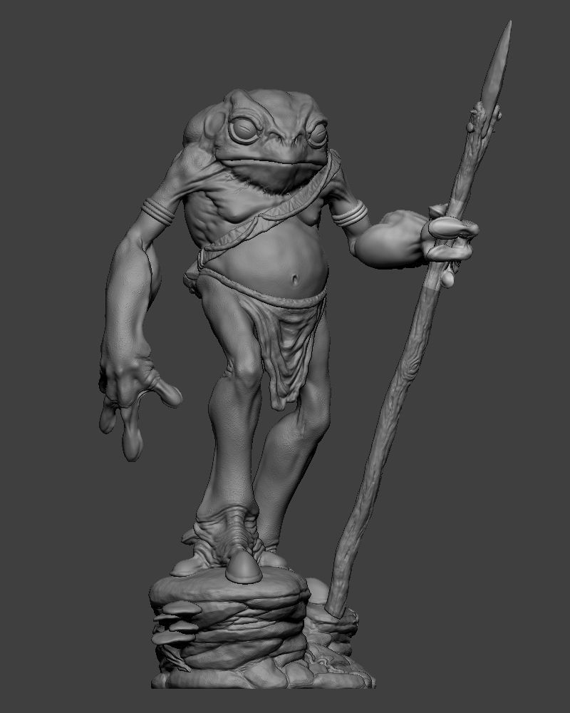 TOAD WARRIOR 3D PRINT 3D print model_3