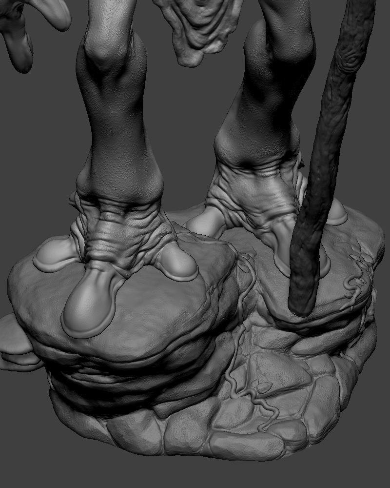TOAD WARRIOR 3D PRINT 3D print model_7