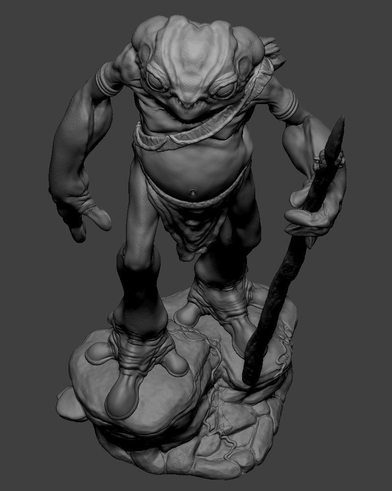 TOAD WARRIOR 3D PRINT 3D print model_6
