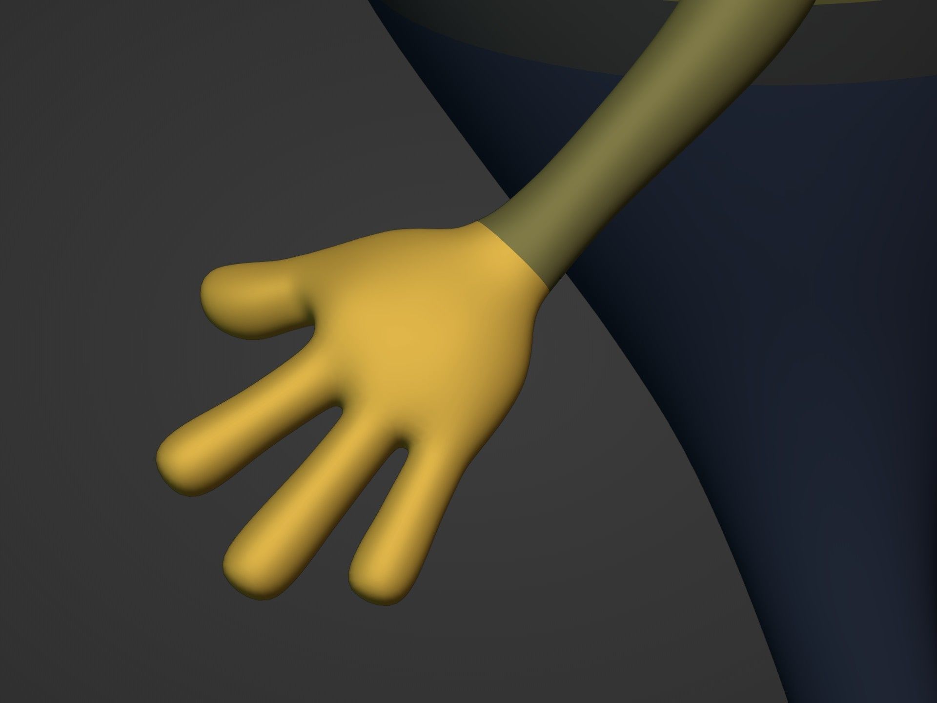 Cartoon Man -- Pack Low-poly 3D model_16