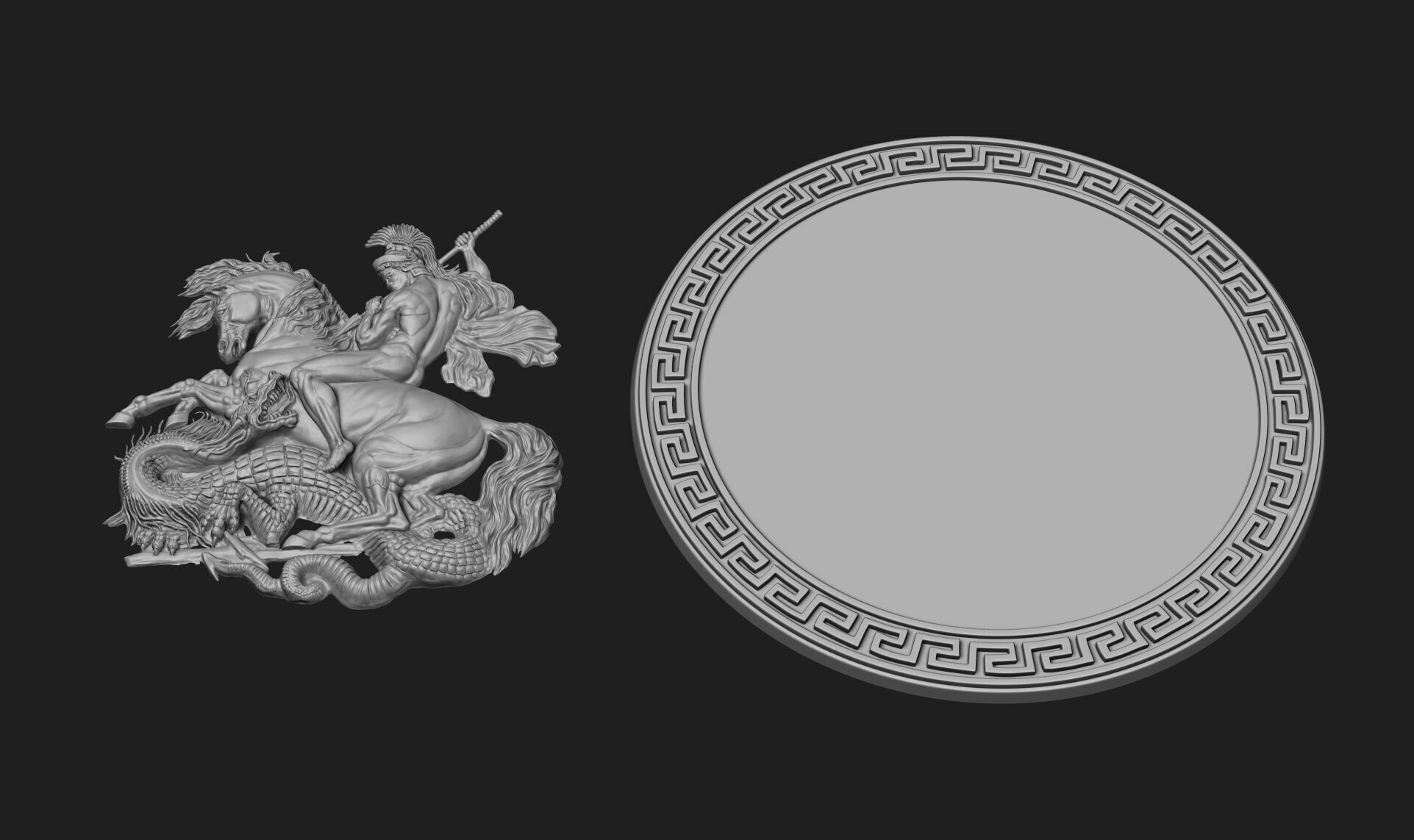 Saint George 3D print model_10