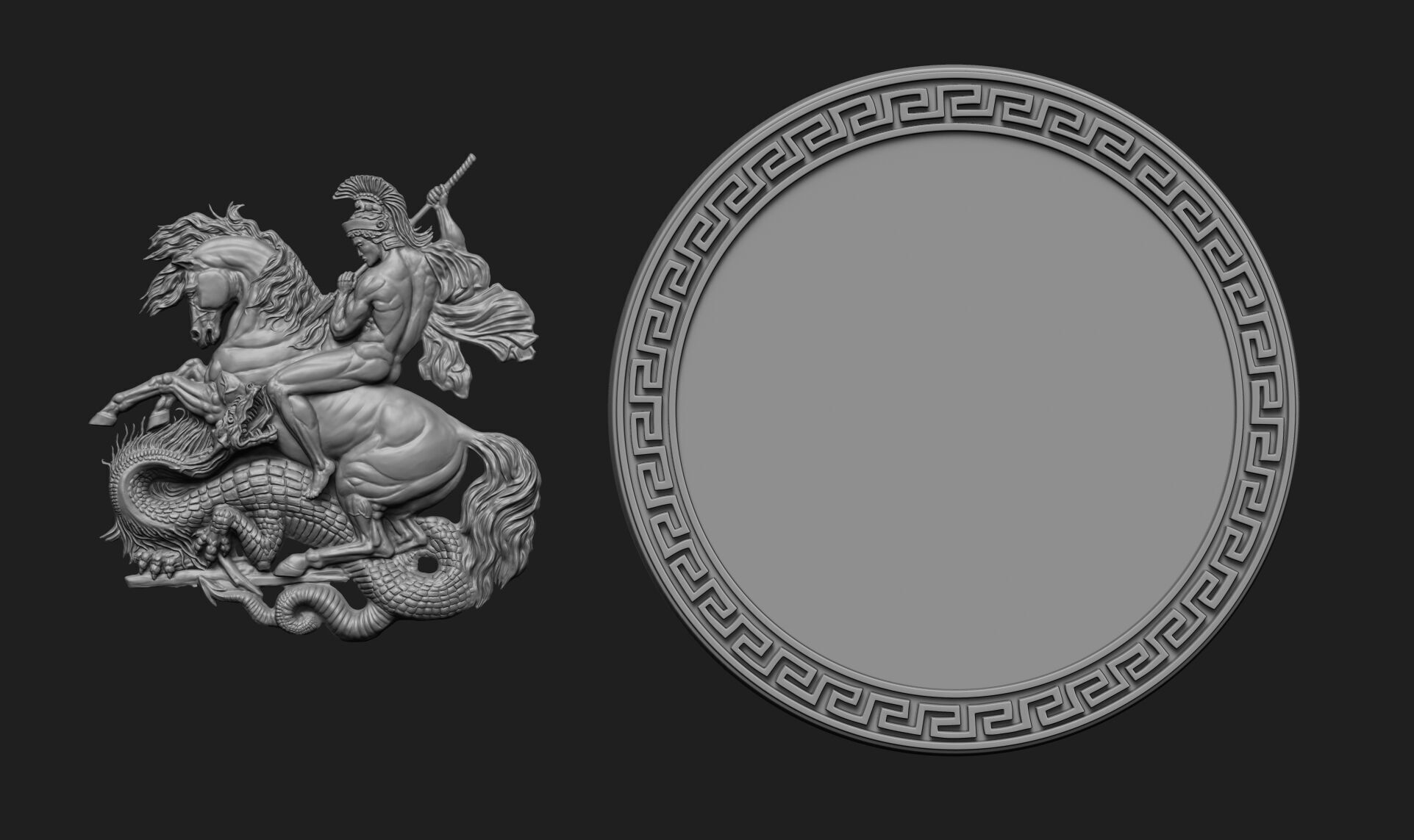 Saint George 3D print model_11