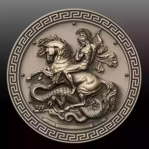 Saint George 3D print model