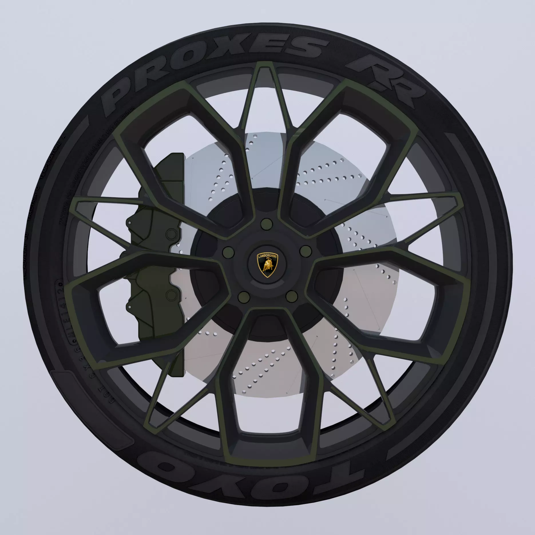 Luxury Car Rim 3D model_0
