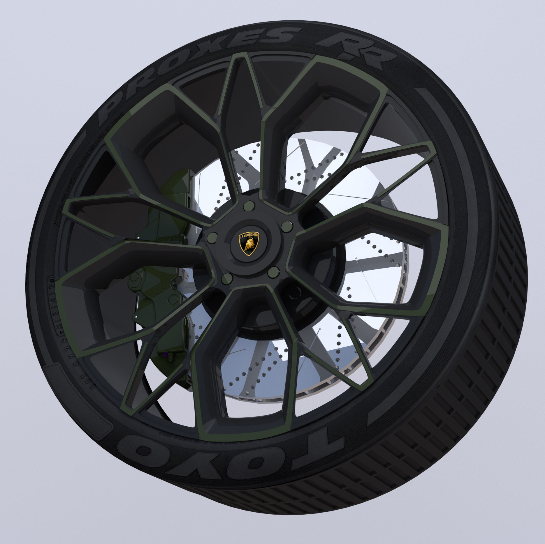 Luxury Car Rim 3D model_1