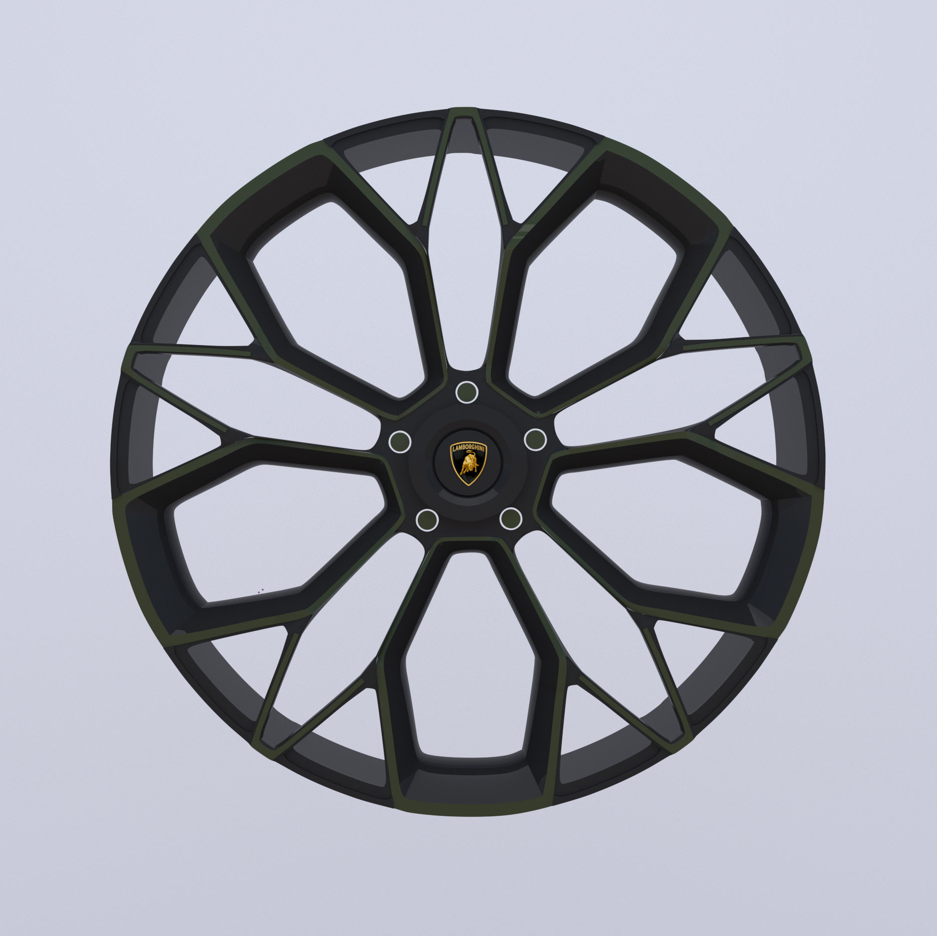 Luxury Car Rim 3D model_3
