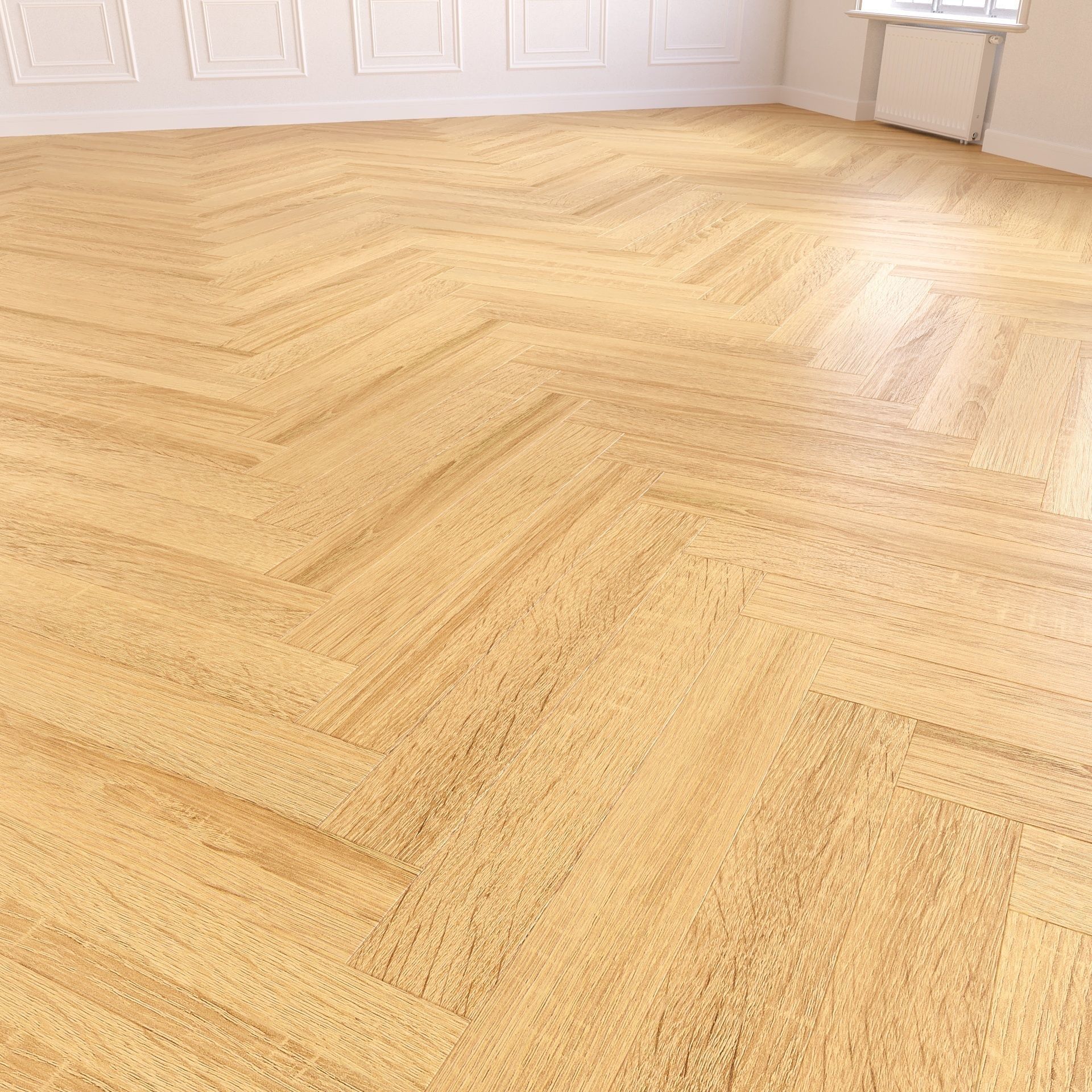 Parquet - Laminate - Wooden floor 2 in 1 Low-poly 3D model_5