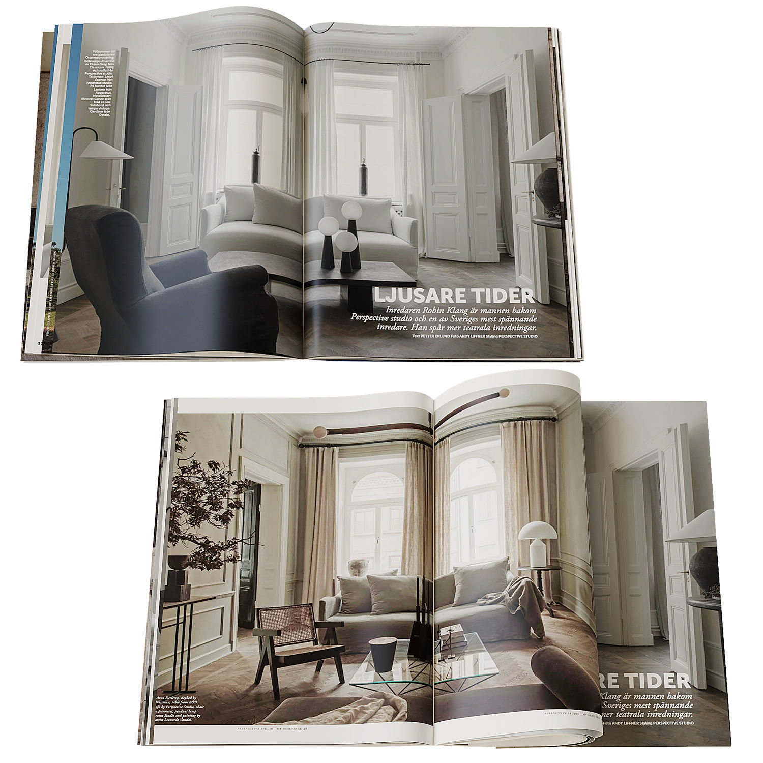 Magazines 2 cereal magazine with chair on top 3D model_3