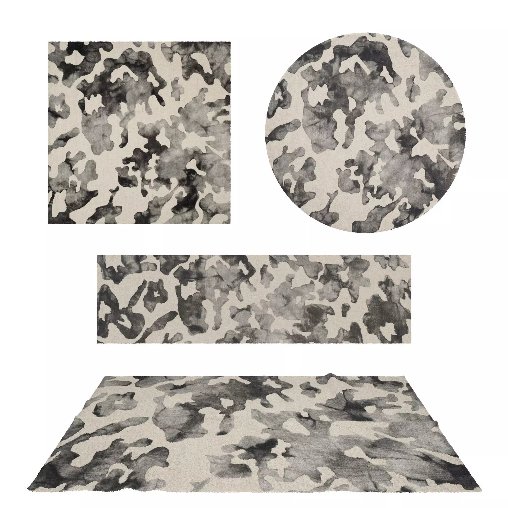 Rugs No 712 Low-poly 3D model_0