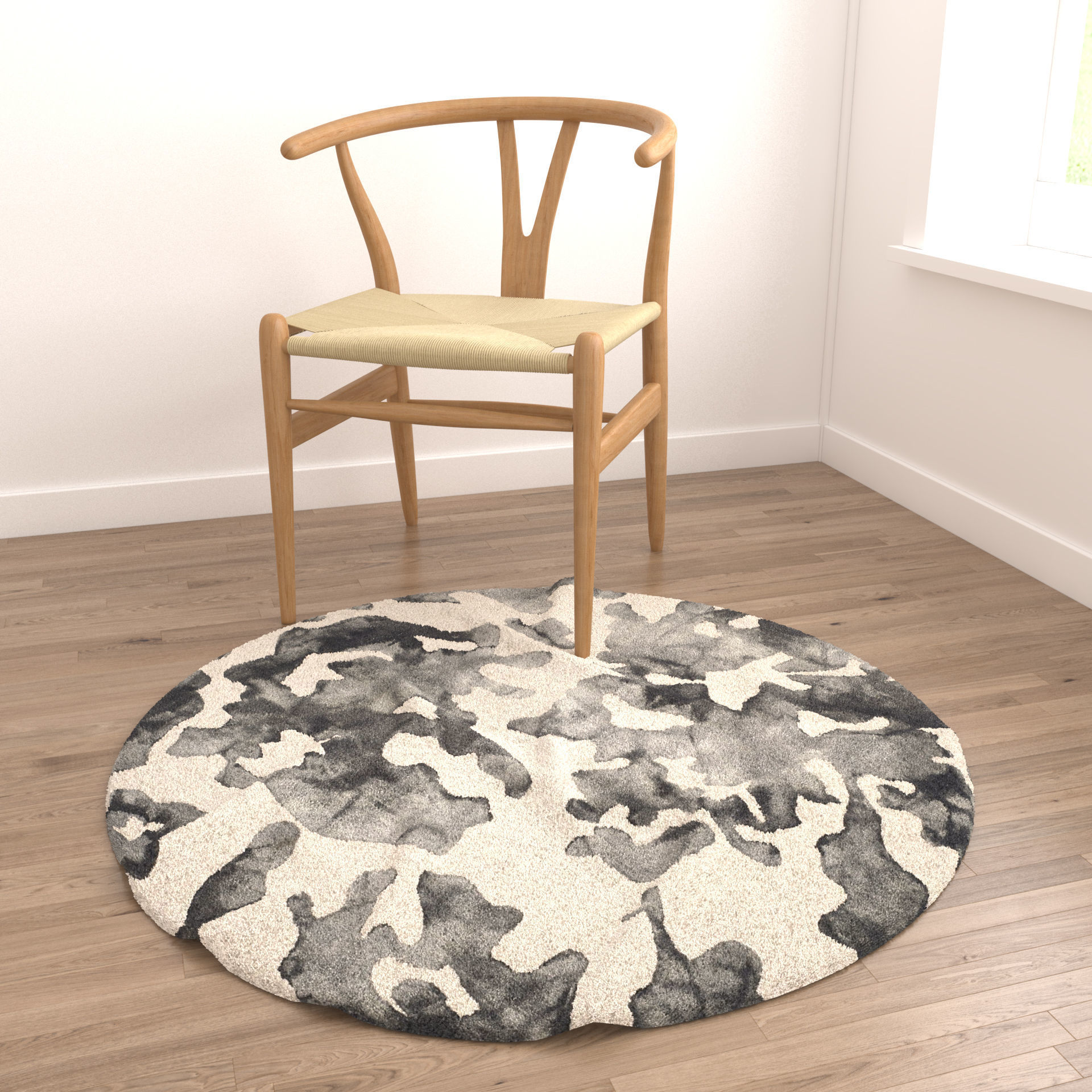 Rugs No 712 Low-poly 3D model_3