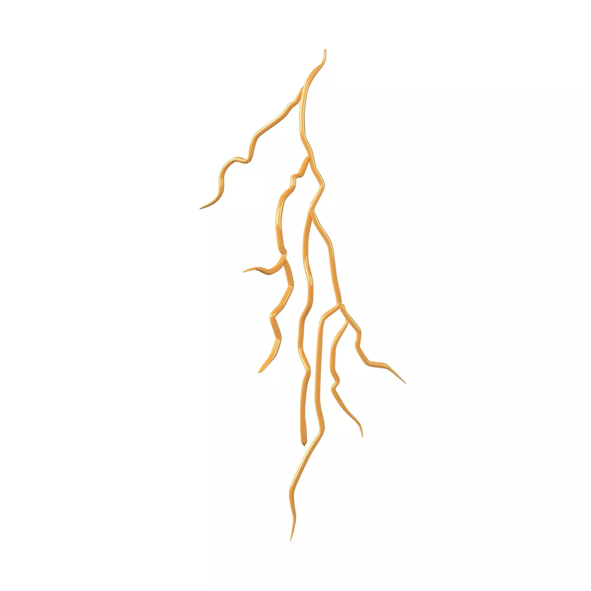 Thunder v1 001 Low-poly 3D model_0