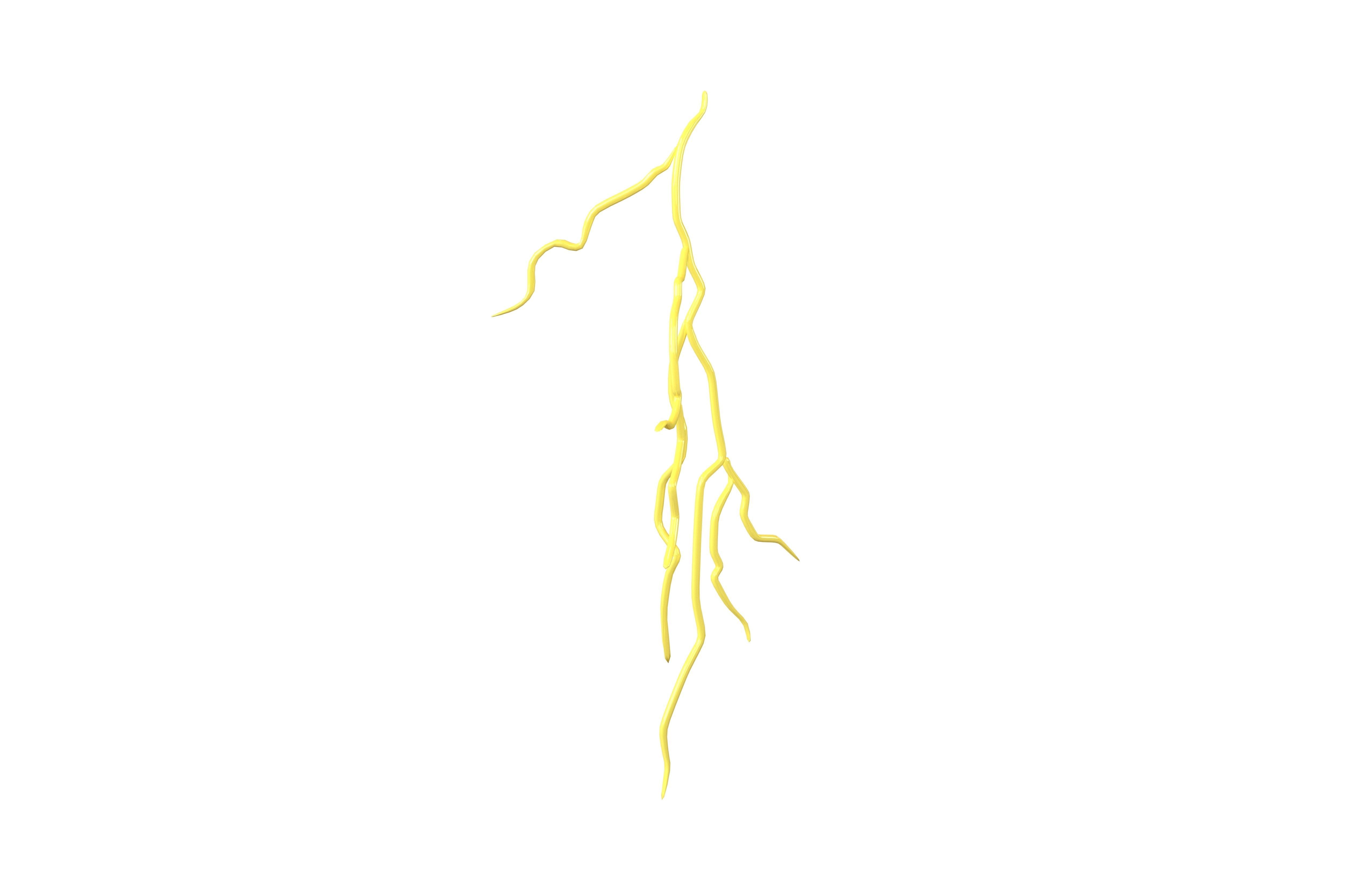 Thunder v1 004 Low-poly 3D model_1